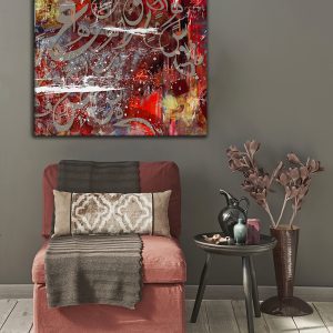 Calligraphy painting canvas